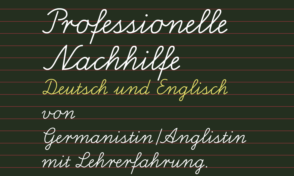 Nachhilfe & Dogsitting Flyer